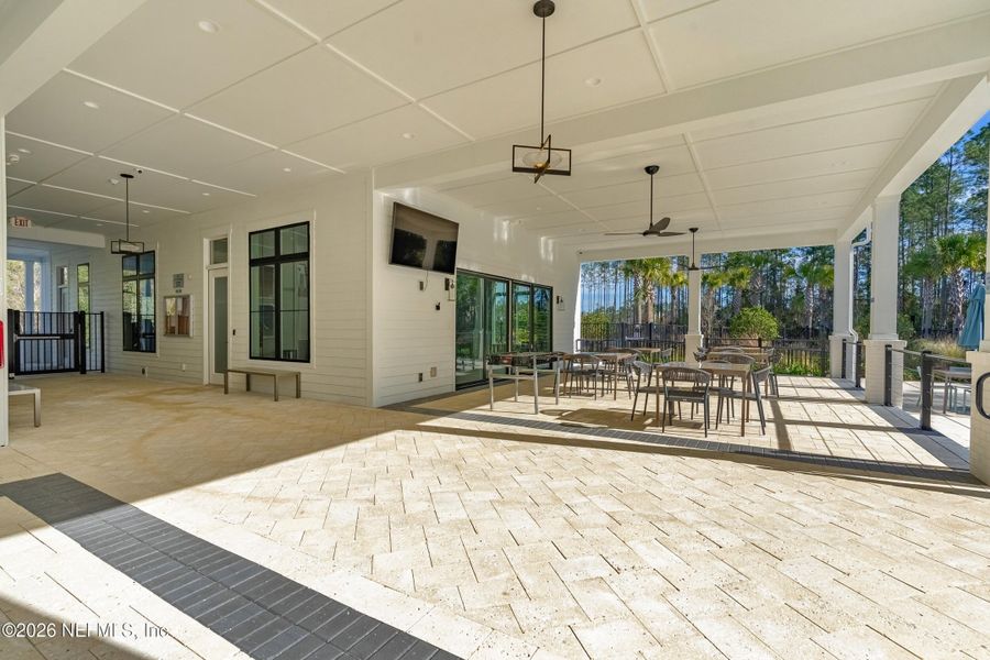 Exterior details and patio area of a home in , St. Johns (Image 25).