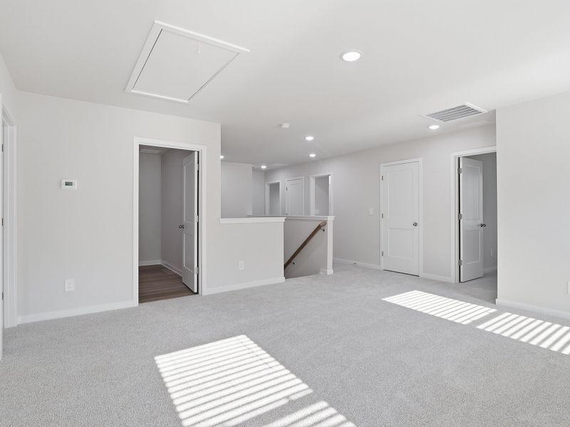 Spacious, unfurnished interior of a new home in Marshburn Landing - Signature Series, Wendell (Image 19). Spacious, unfurnished interior of a new home in Marshburn Landing - Signature Series, Wendell (Image 19).