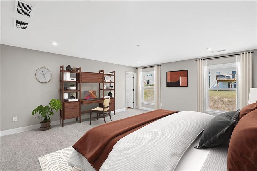 Furnished interior view inside a new home in Sage Woods, Dallas (Image 16).