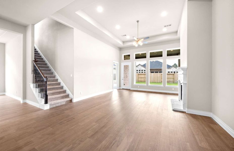 Spacious, unfurnished interior of a new home in Audubon 60′, Magnolia (Image 25).