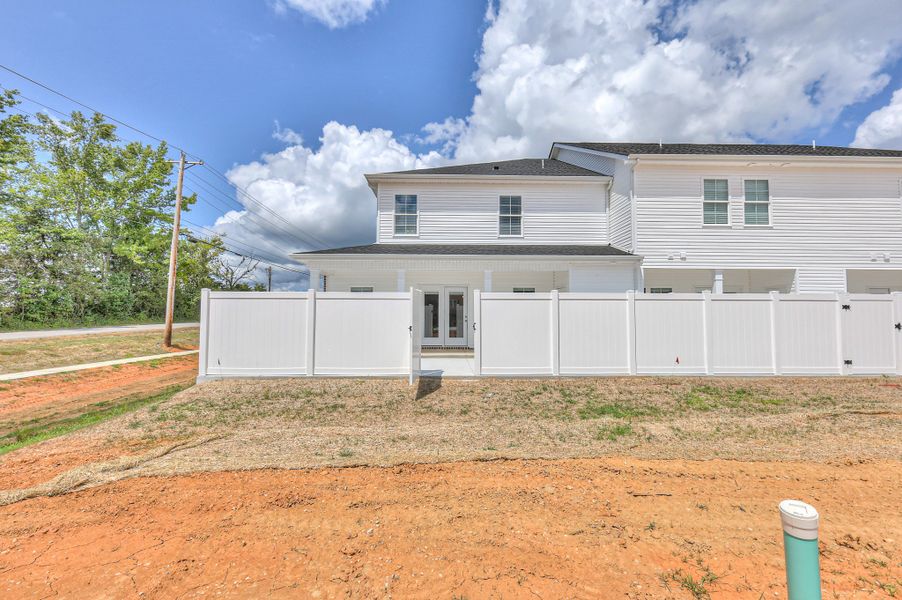 Exterior details and patio area of a home in Legacy Preserve, Tullahoma (Image 2). Exterior details and patio area of a home in Legacy Preserve, Tullahoma (Image 2).