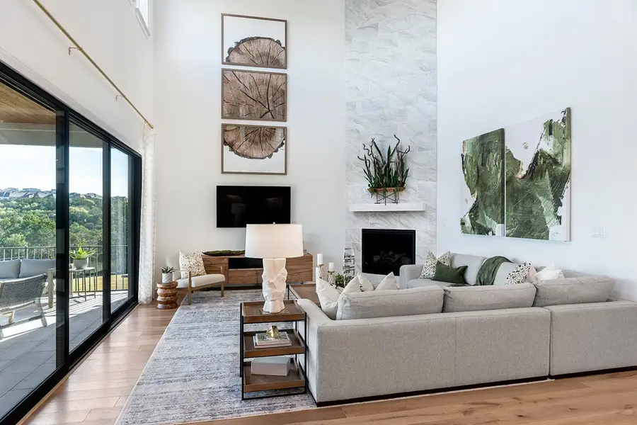 Furnished interior view inside a new home in Travisso, Leander (Image 3).