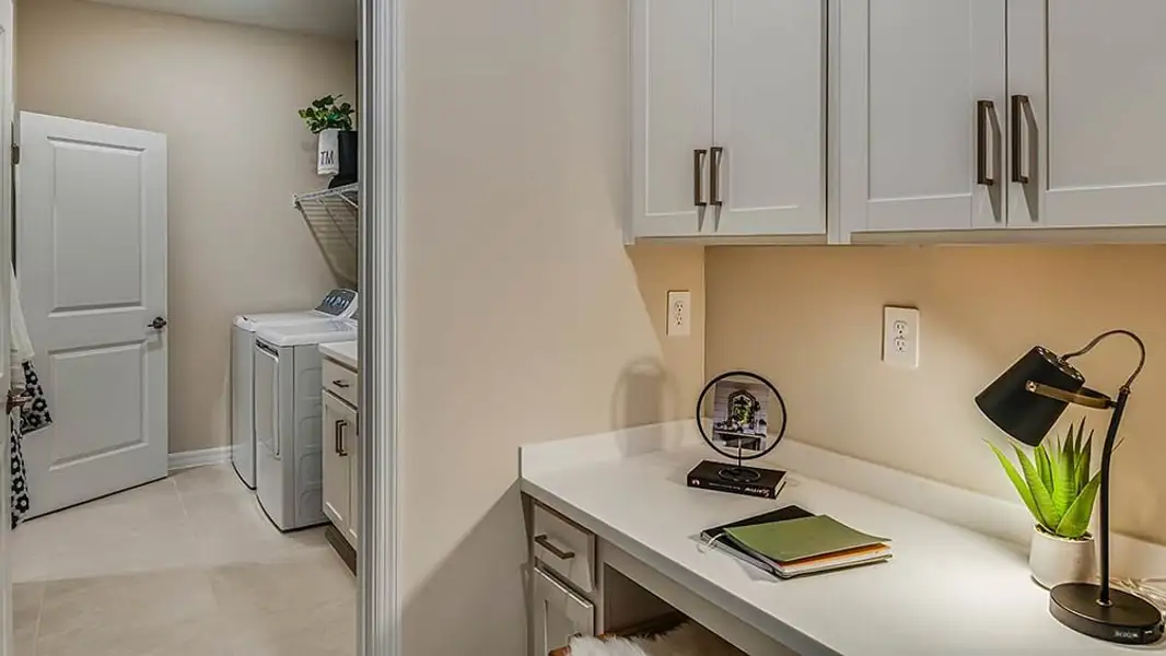 Representative furnished interior of a home built from the Amelia by Taylor Morrison in Windward Preserve, Cocoa (Image 6).