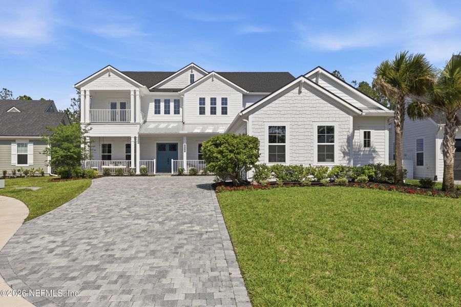 Front exterior of a new home in , Ponte Vedra, FL, highlighting curb appeal (Image 30).