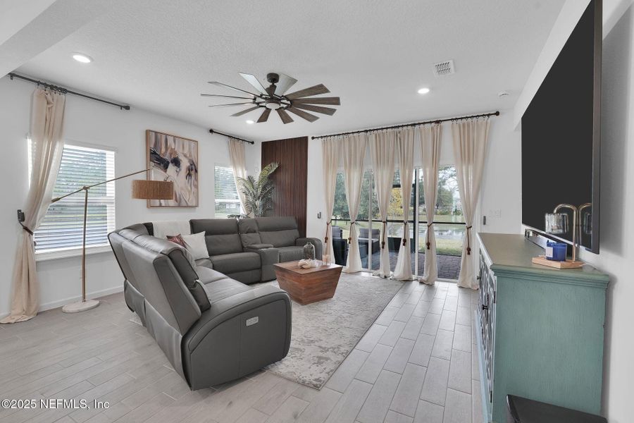 Furnished interior view inside a new home in , Jacksonville (Image 7).