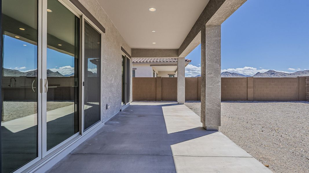 Furnished interior view inside a new home in Hacienda at Estrella, Goodyear (Image 38).