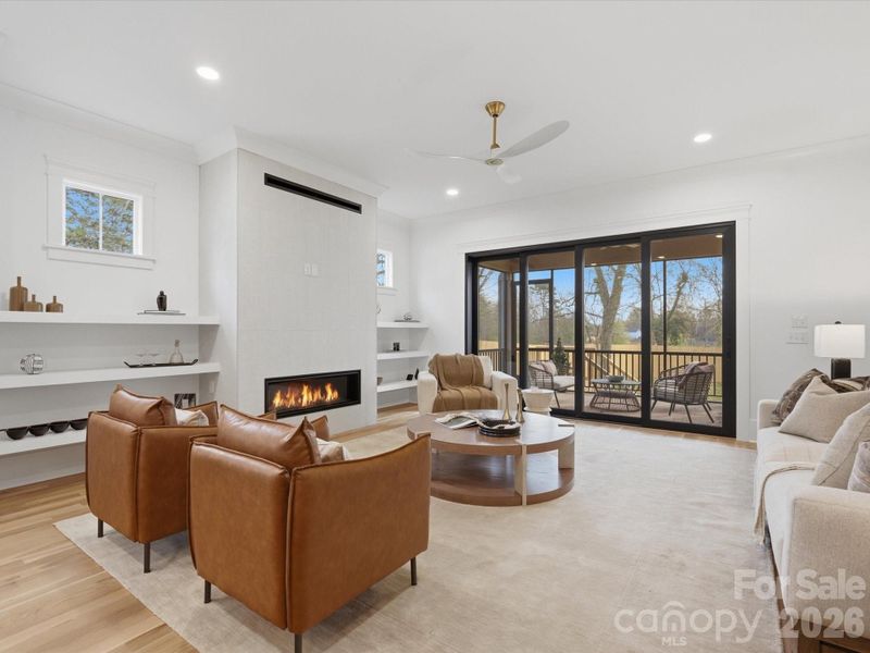 Furnished interior view inside a new home in , Charlotte (Image 31).