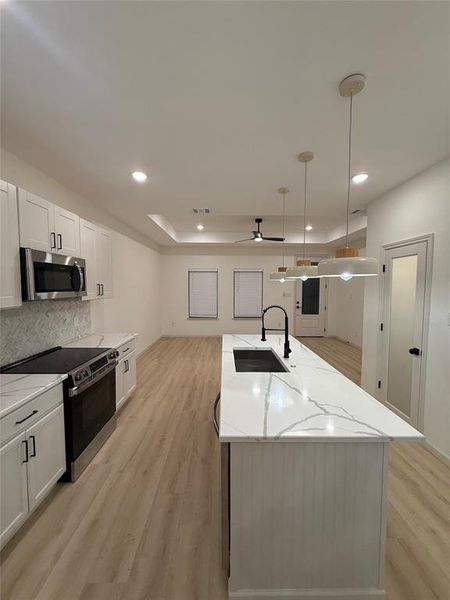 Furnished interior view inside a new home in , Fort Worth (Image 6).