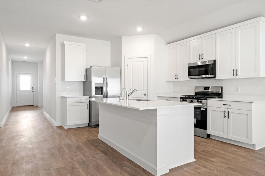 Furnished interior view inside a new home in Emberly, Beasley (Image 5).