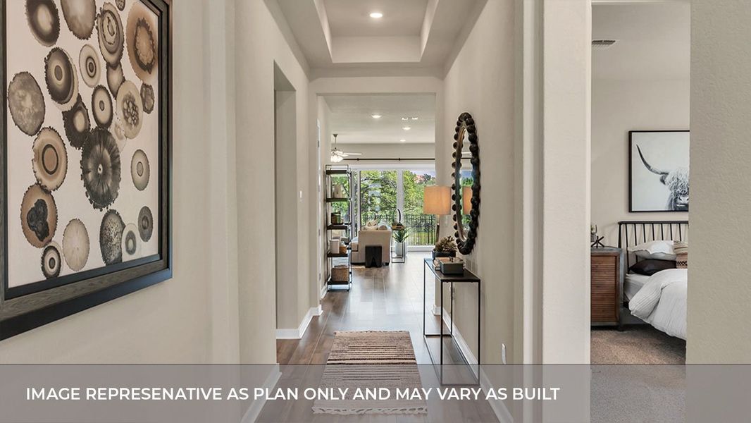Furnished interior view inside a new home in Rosenbusch Ranch, Leander (Image 6).