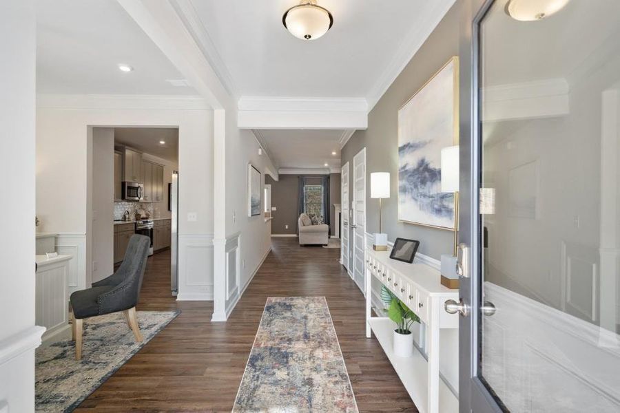 Furnished interior view inside a new home in Jones Ridge, Dallas (Image 27).
