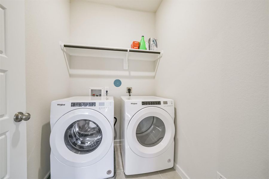 The home has a useful utility room - washer & dryer can convey with the home. The home has a useful utility room - washer & dryer can convey with the home.
