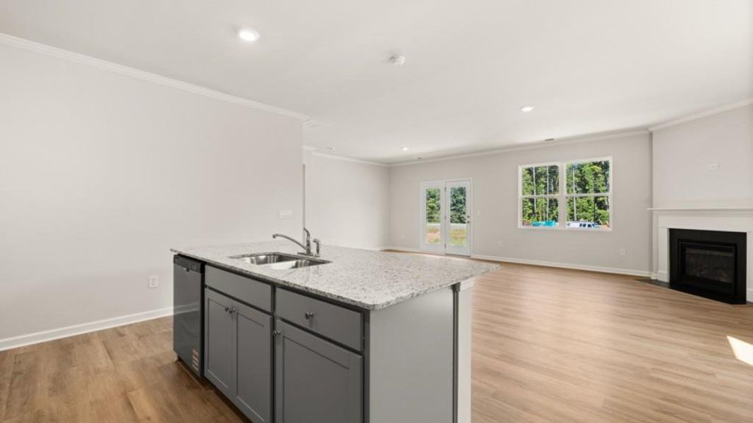 Furnished interior view inside a new home in Fairhaven, Lithia Springs (Image 4).