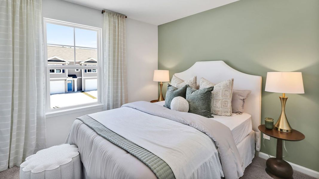 Representative furnished interior of a home built from the MITCHELL TOWNHOME by D.R. Horton in Grayson Park Townhomes, Leland (Image 24). Representative furnished interior of a home built from the MITCHELL TOWNHOME by D.R. Horton in Grayson Park Townhomes, Leland (Image 24).