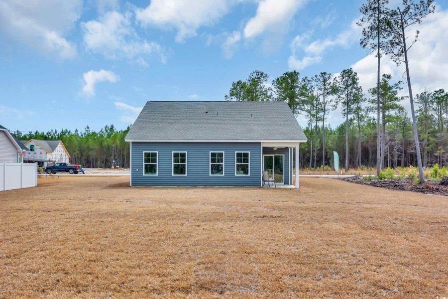 Exterior details and patio area of a home in Beach Gardens, Conway (Image 24). Exterior details and patio area of a home in Beach Gardens, Conway (Image 24).