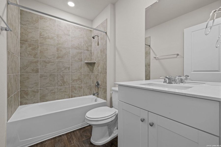 Furnished interior view inside a new home in Riverstone at Westpointe, San Antonio (Image 6).
