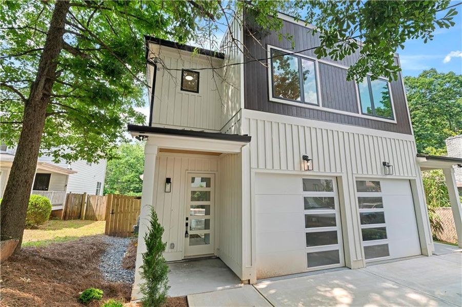 Front exterior of a new home in , Atlanta, GA, highlighting curb appeal (Image 27).
