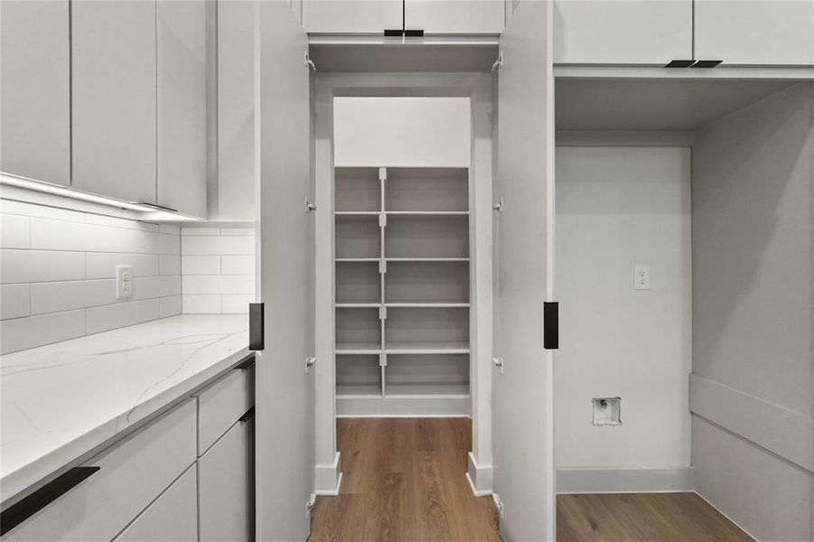 View of storage area