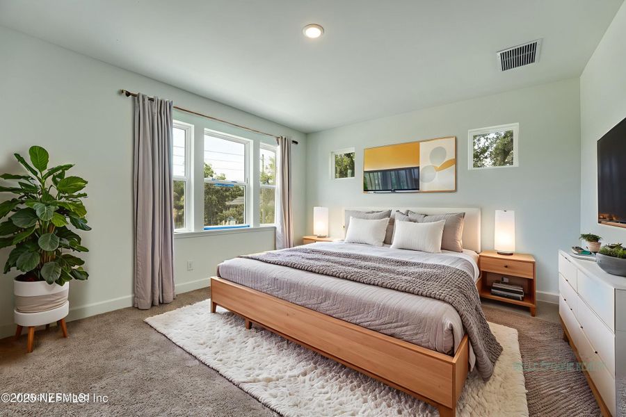 Furnished interior view inside a new home in , Jacksonville (Image 3). Furnished interior view inside a new home in , Jacksonville (Image 3).