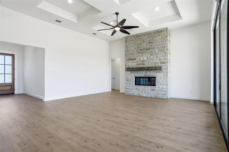 Spacious, unfurnished interior of a new home in , Godley (Image 37).