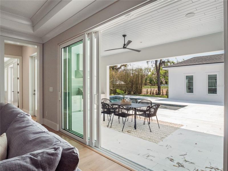 Exterior details and patio area of a home in , Oakland (Image 27).