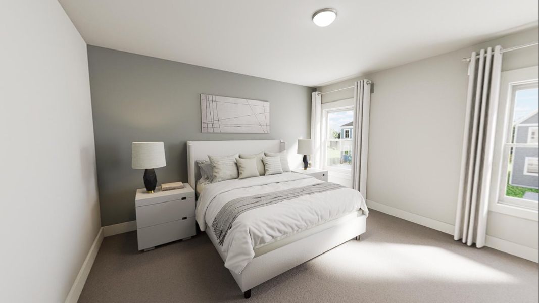 Furnished interior view inside a new home in Ponder, Wendell (Image 6).