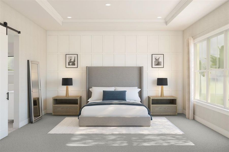 Furnished interior view inside a new home in Preserve at Deer Lakes, Sanford (Image 11).