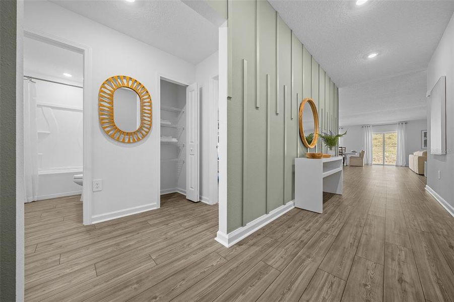Furnished interior view inside a new home in Tara Forest East, Alachua (Image 22).