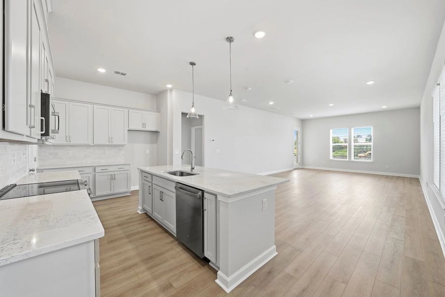 Furnished interior view inside a new home in Blue Heron Retreat, Little River (Image 5).
