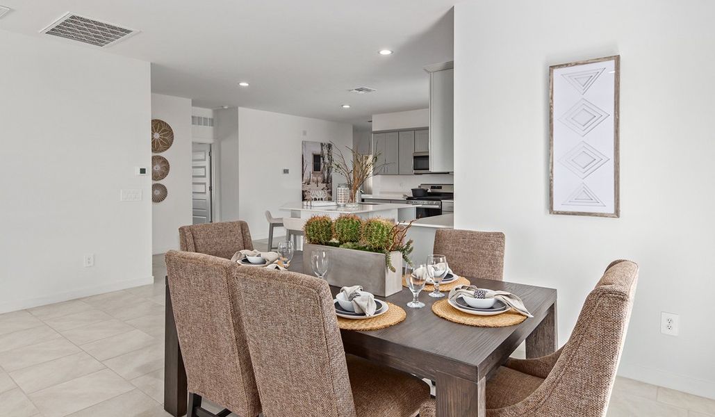 Representative furnished interior of a home built from the Kingston by D.R. Horton in Barnett Village, Marana (Image 14).