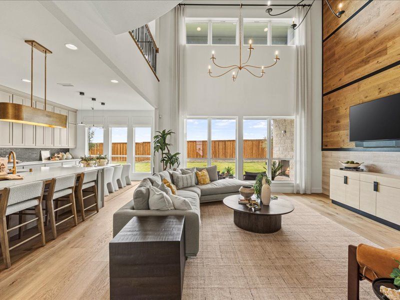Furnished interior view inside a new home in Nelson Lake Estates, Rockwall (Image 11).