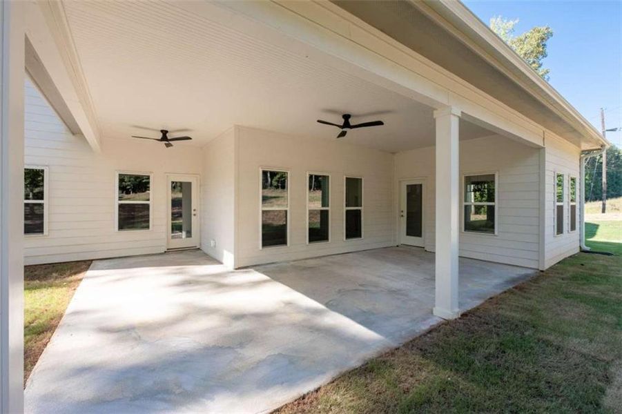 Exterior details and patio area of a home in , Snellville (Image 28).