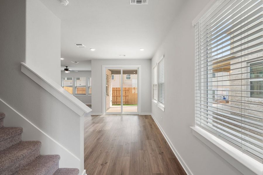 Spacious, unfurnished interior of a new home in Union Collection at Park Central, Georgetown (Image 23).