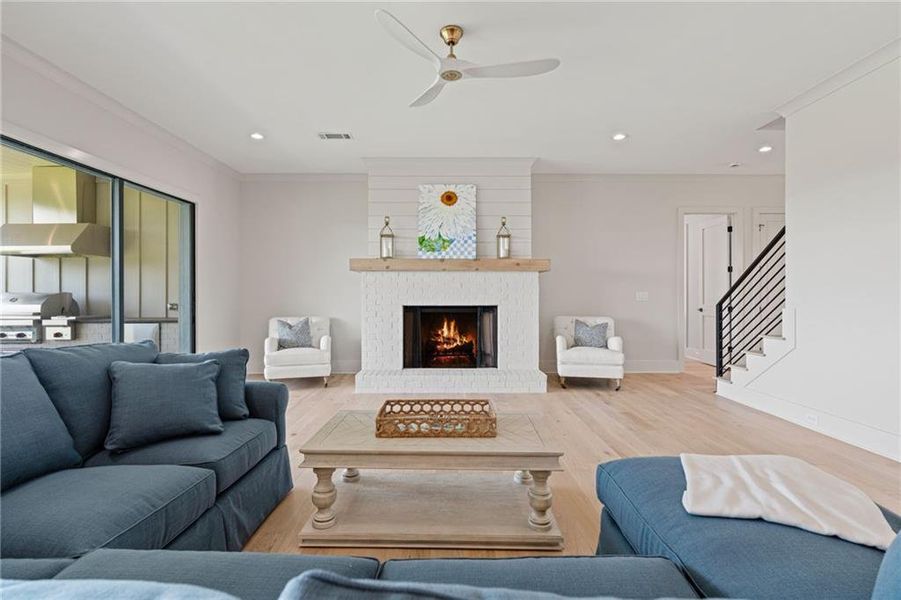 Furnished interior view inside a new home in , Ball Ground (Image 39).