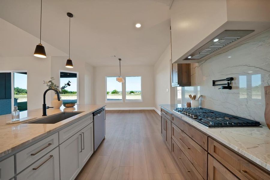 Furnished interior view inside a new home in , Weatherford (Image 9).