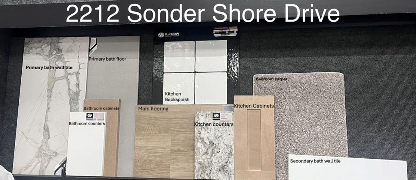 Sample of building materials used in homes in Sunterra, Katy (Image 14). Sample of building materials used in homes in Sunterra, Katy (Image 14).