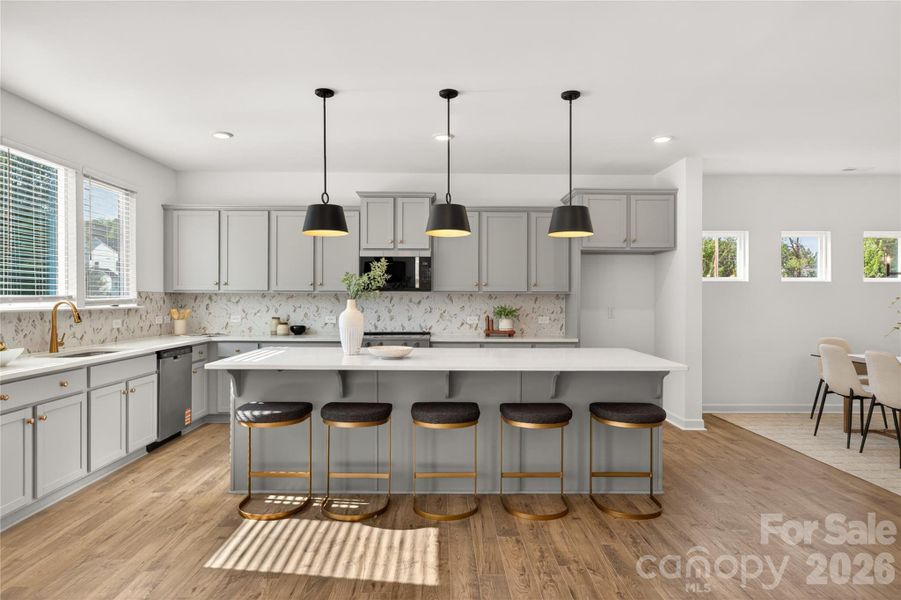 Furnished interior view inside a new home in , Troutman (Image 8).