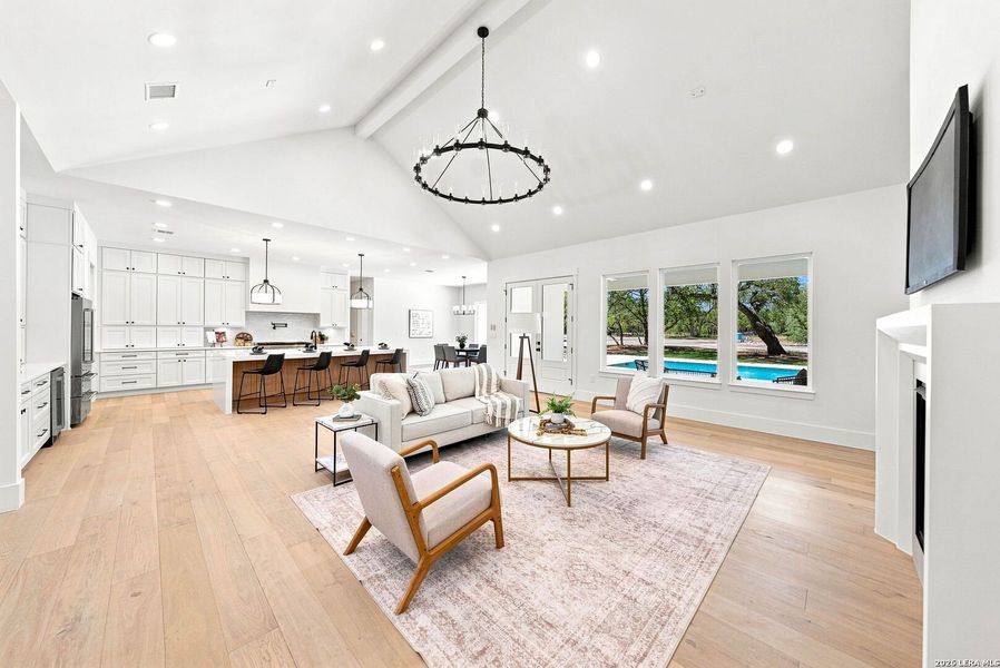 Furnished interior view inside a new home in , Boerne (Image 5).