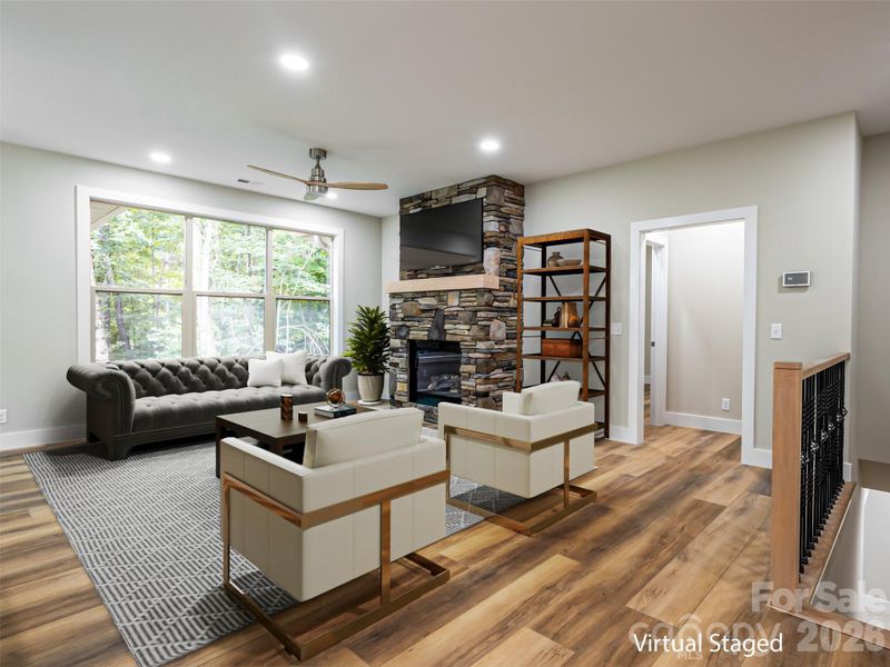 Furnished interior view inside a new home in , Hendersonville (Image 11). Furnished interior view inside a new home in , Hendersonville (Image 11).