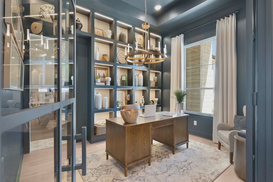 Representative furnished interior of a home built from the Reese by Chesmar Homes in Feathergrass, Fulshear (Image 6).