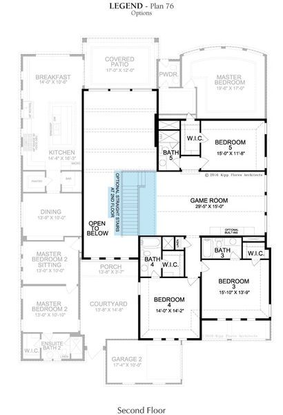 2D floor plan layout for the Legend by Landon Homes in Fields - Brookside North, Frisco, TX (Image 20). 2D floor plan layout for the Legend by Landon Homes in Fields - Brookside North, Frisco, TX (Image 20).