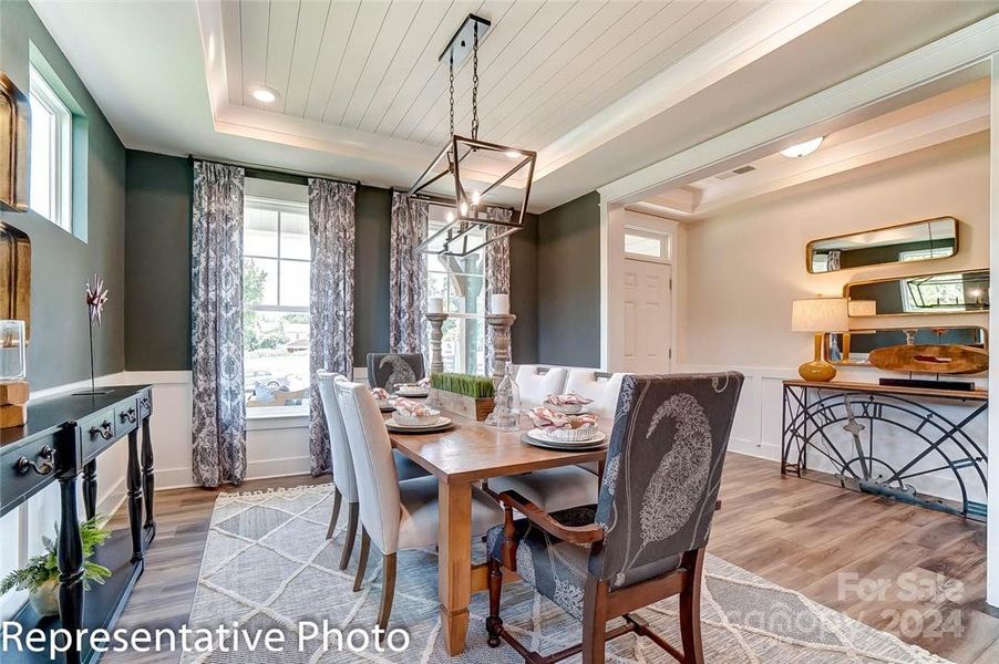 This home features a formal dining room