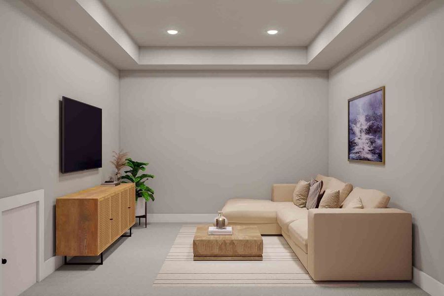 Furnished interior view inside a new home in Trillium 60′, Richmond (Image 23).