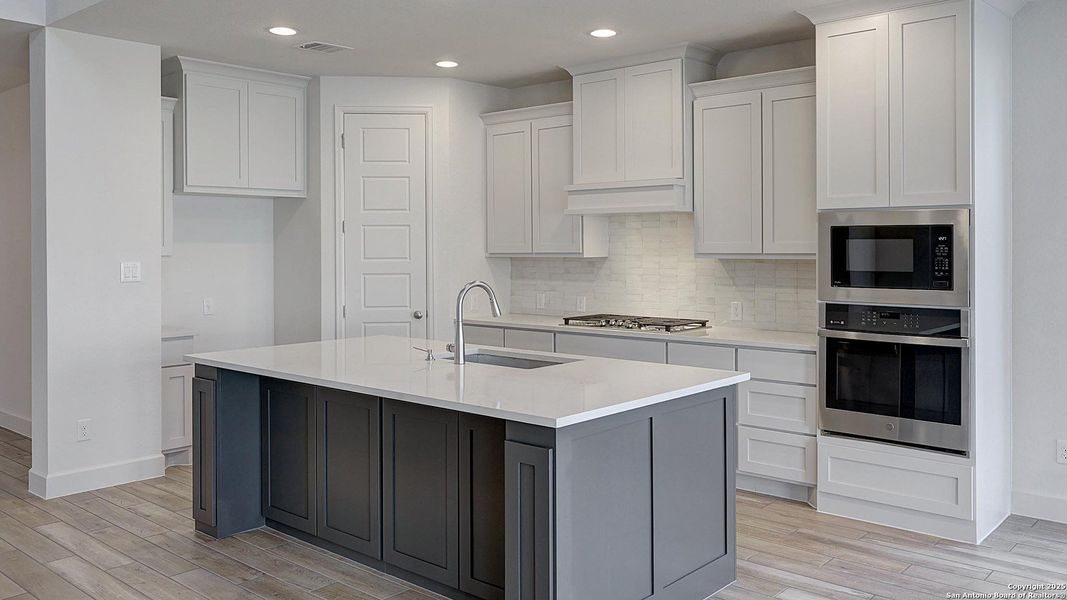 Furnished interior view inside a new home in Corley Farms 50', Boerne (Image 8).