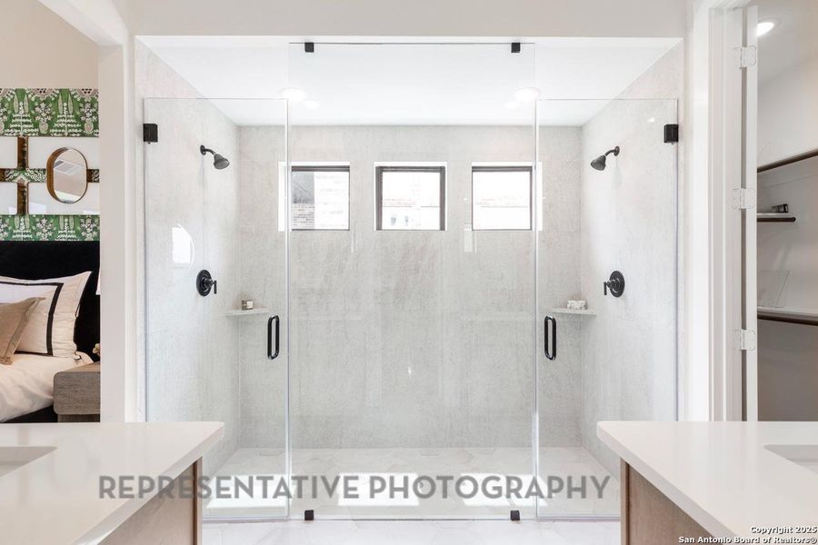 Furnished interior view inside a new home in Davis Ranch: 45ft. lots, San Antonio (Image 14).