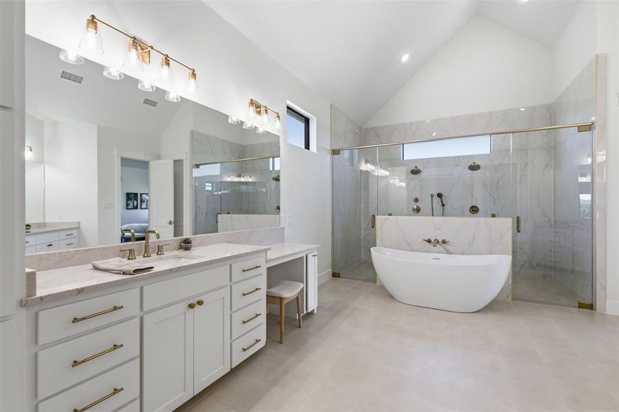 Furnished interior view inside a new home in , Valley View (Image 17).