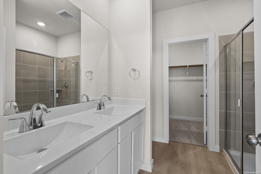 Furnished interior view inside a new home in Summerlin, San Antonio (Image 11).
