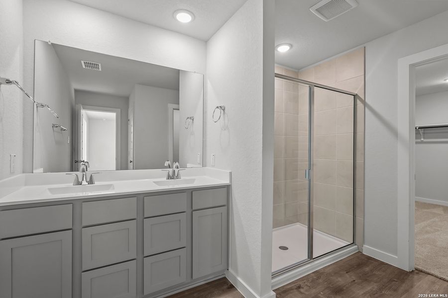 Furnished interior view inside a new home in Agave, San Antonio (Image 11).