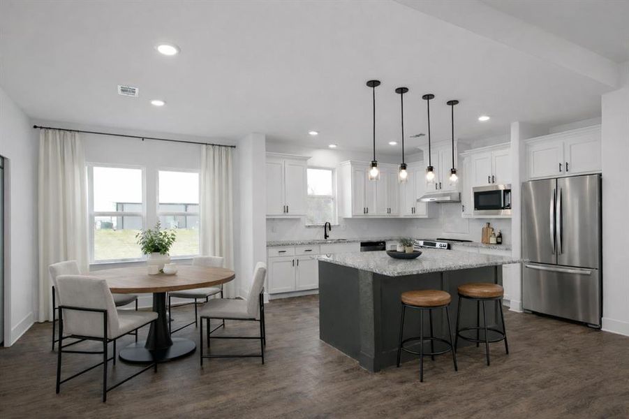 Furnished interior view inside a new home in , Sadler (Image 6).