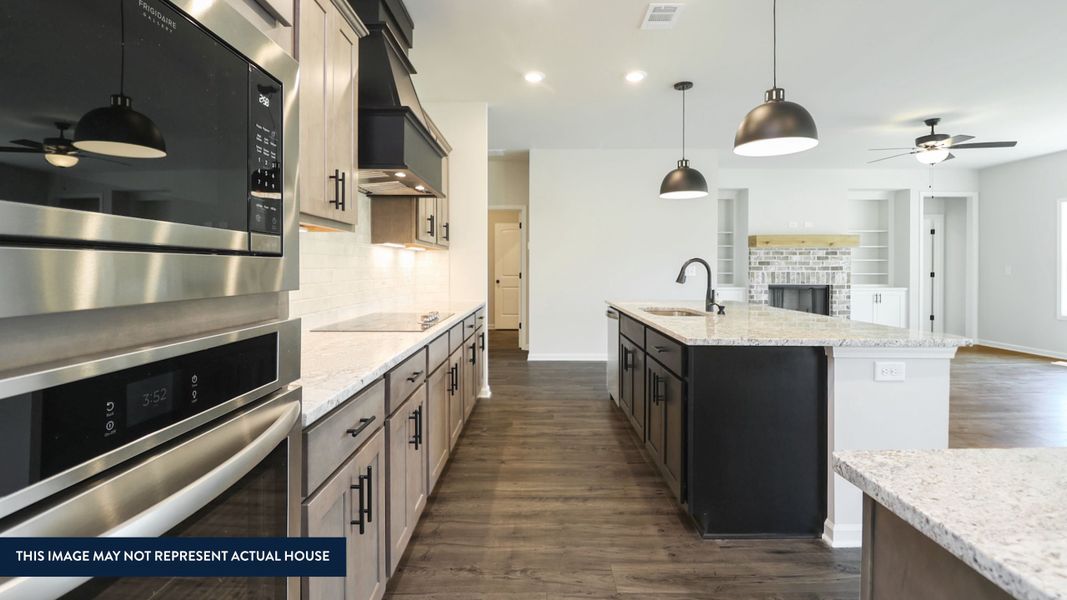 Furnished interior view inside a new home in Riverwalk, Monroe (Image 6).